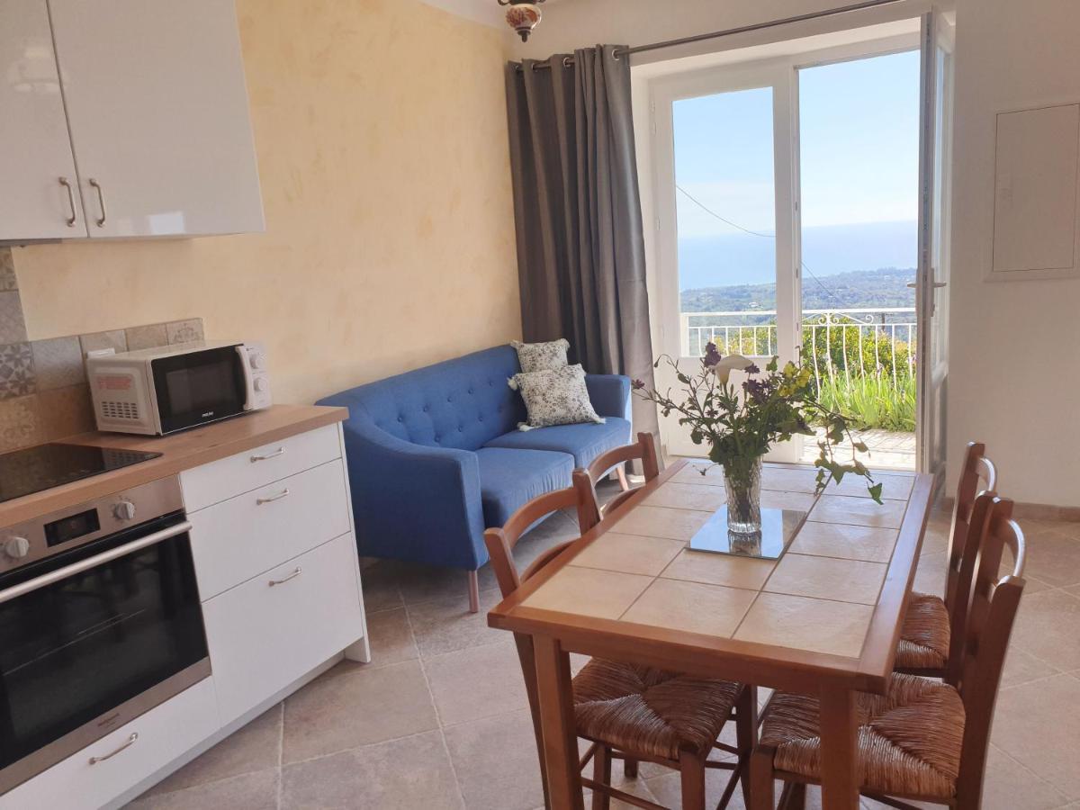Appartement A Caserella entièrement rénové avec terrasse et vue panoramique sur mer Valle-di-Campoloro Esterno foto