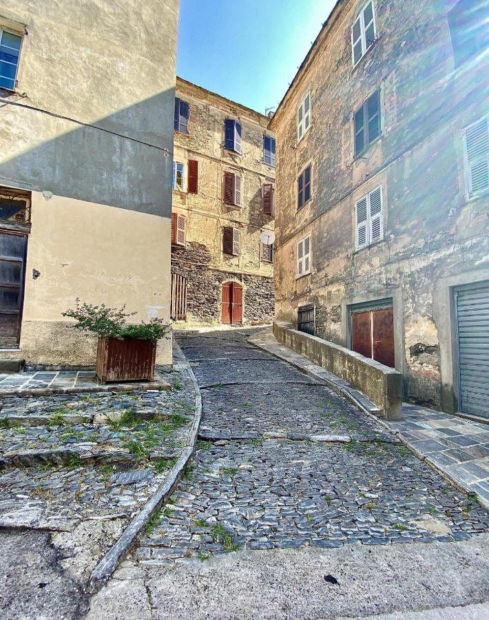 Appartement A Caserella entièrement rénové avec terrasse et vue panoramique sur mer Valle-di-Campoloro Esterno foto