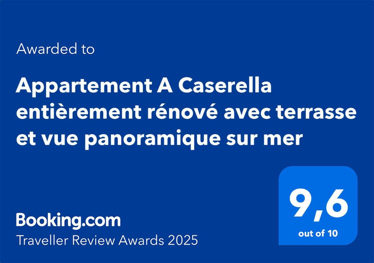 Appartement A Caserella entièrement rénové avec terrasse et vue panoramique sur mer Valle-di-Campoloro Esterno foto